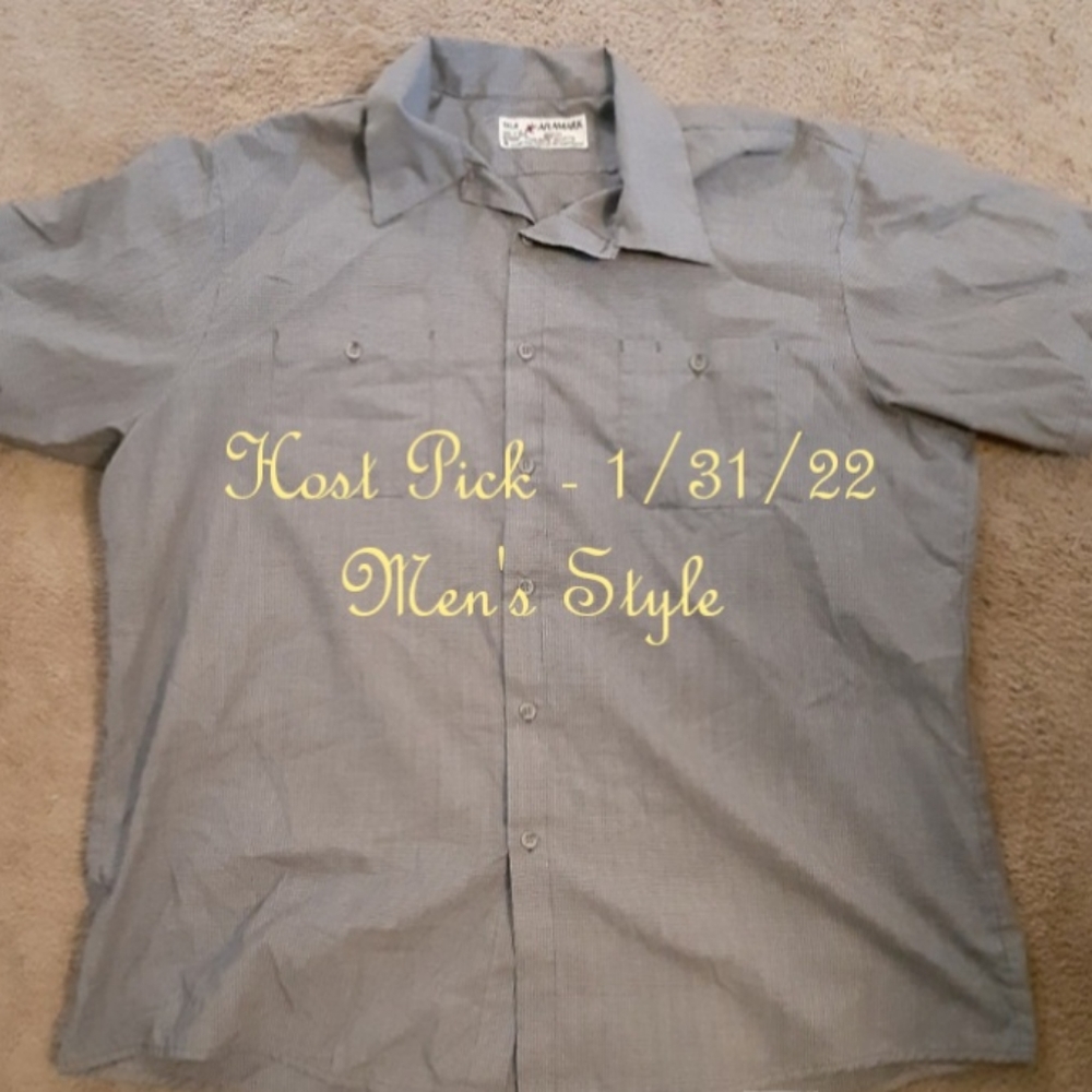 Aramark Button Down Top